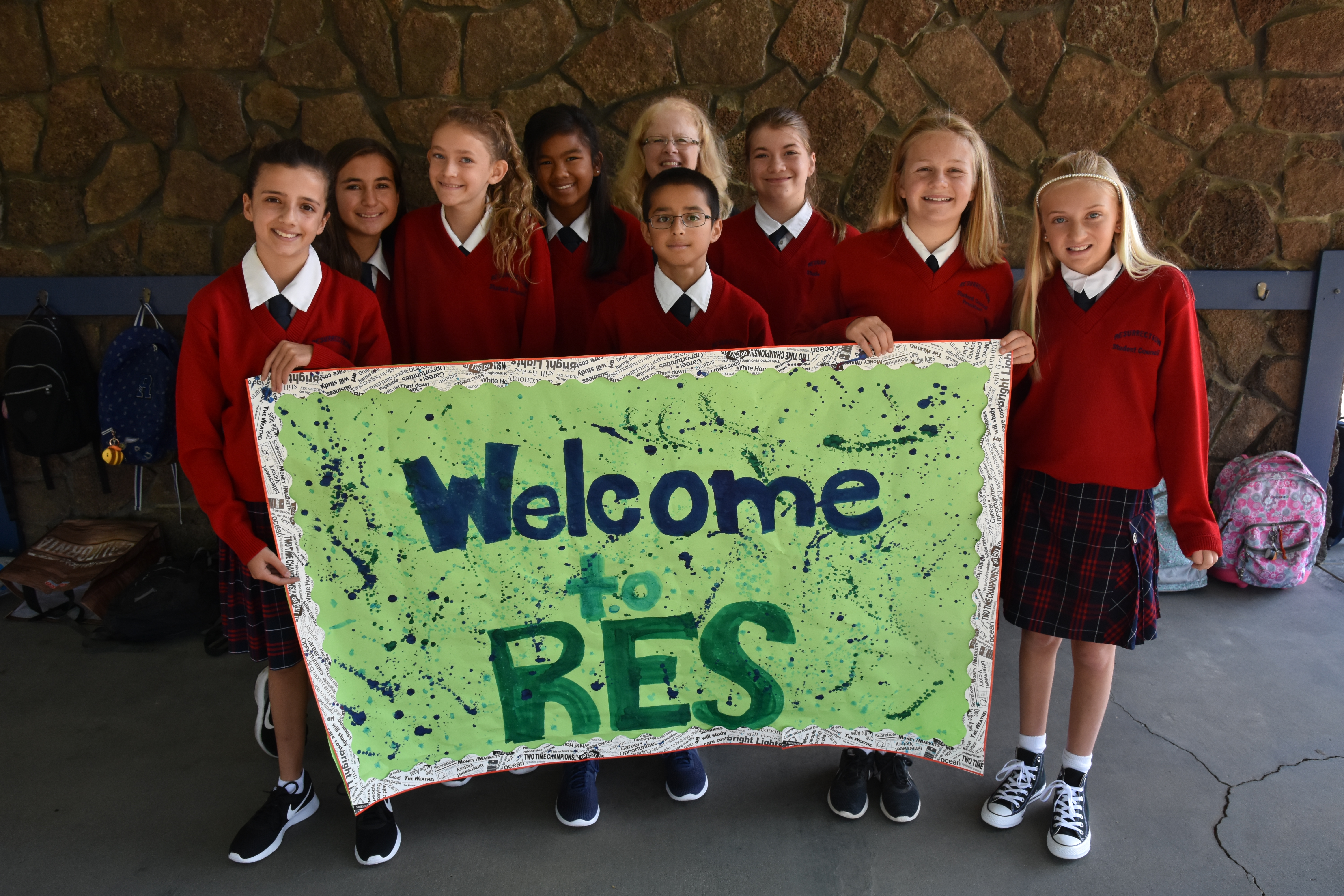 Students from Resurrection School in Sunnyvale 